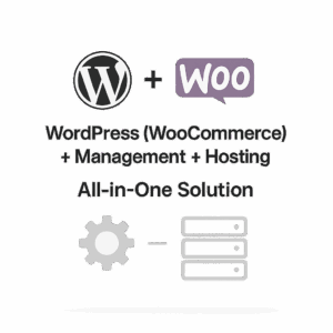 Wordpress (WooCommerce) + Management + Hosting
