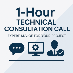 1-Hour Technical Consultation Call – Expert Advice for Your Project